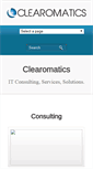 Mobile Screenshot of clearomatics.com